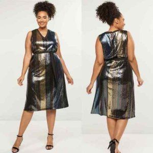 Lane Bryant Sequin party dress.  NWT